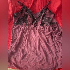 Used Cacique Sheer & Lace Babydoll